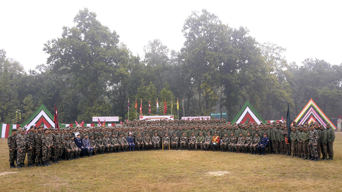 नेपाल-भारत संयुक्त सैनिक अभ्यास सम्पन्न